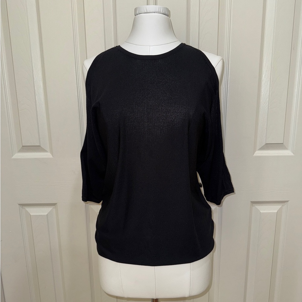 Milly Navy Knit Top